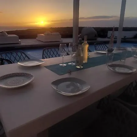 Sunset Paradise With Panoramic Sea View, First Line, Sunsets فيلة *
